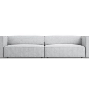 Cosmopolitan Design Bank Arendal 4-zits, chenille met ribbeleffect, li Cosmopolitan Design Bank Arendal 4-zits, chenille met ribbeleffect, li