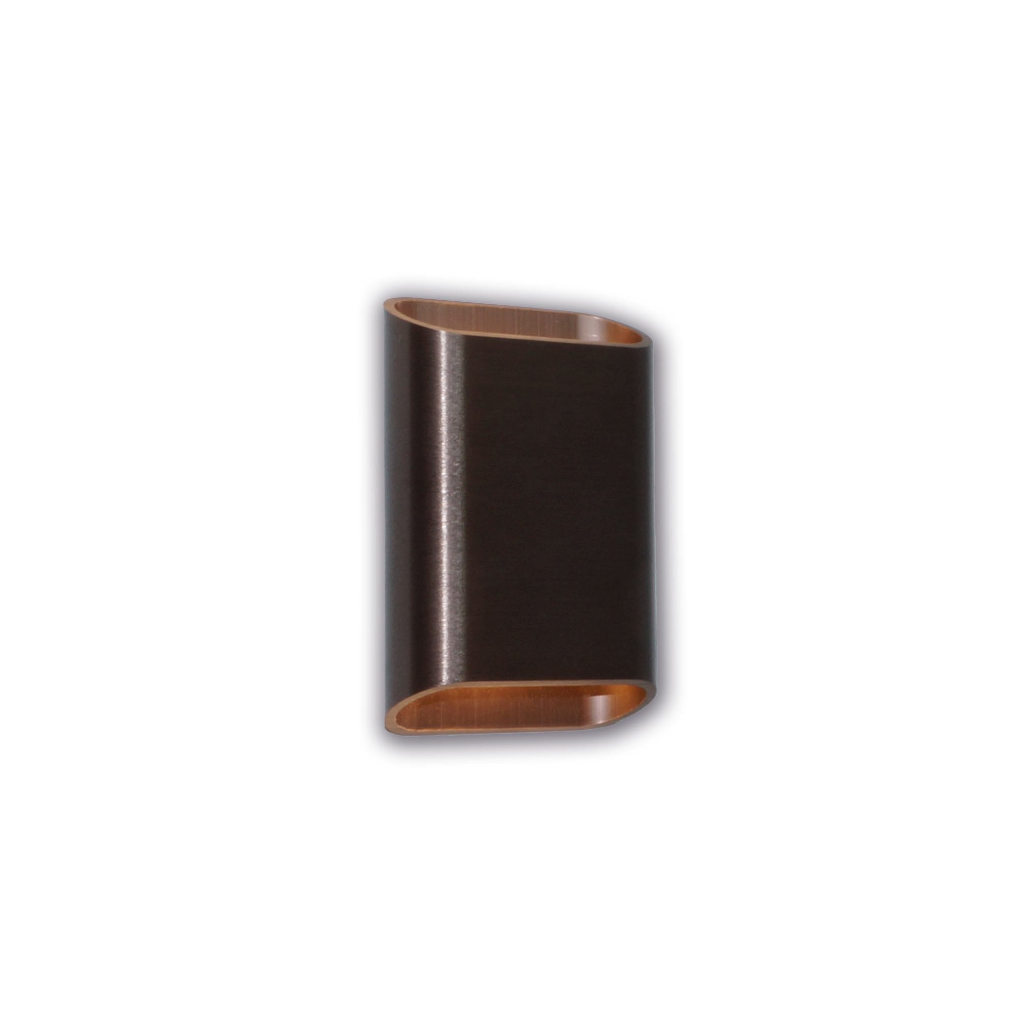Artdelight wandlamp Diaz - 2 lichts - 4 x 15 cm - brons