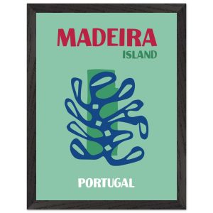 Artfulprints Poster met Lijst Portugal – Madeira – 30×40 cm – Groen Artfulprints Poster met Lijst Portugal – Madeira – 30×40 cm – Groen