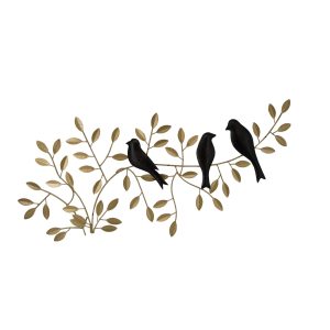 Art for the Home Metal Art – Birds on branch – 38×78