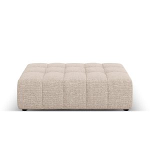 Cosmopolitan Design Poef Chicago chenille beige – 84x102x42cm Cosmopolitan Design Poef Chicago chenille beige – 84x102x42cm
