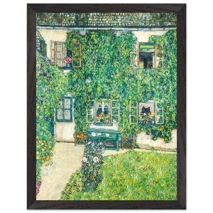 Artfulprints Poster met Lijst Gustav Klimt – The house of Guardaboschi Artfulprints Poster met Lijst Gustav Klimt – The house of Guardaboschi