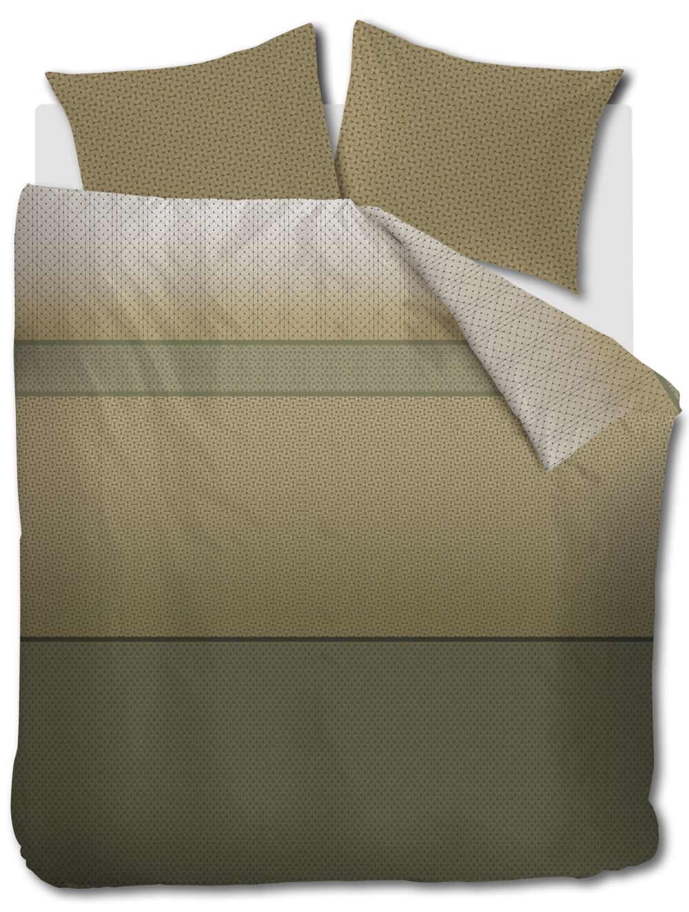 Beddinghouse Dekbedovertrek Carter - 200 x 200/220 cm - Groen