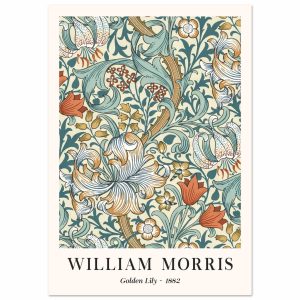 Artfulprints Poster William Morris – Golden lilly II 1882 – 70×100 cm Artfulprints Poster William Morris – Golden lilly II 1882 – 70×100 cm