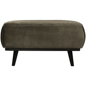 WOOOD hocker Statement – Fluweel – Warm Green – 40x80x55 WOOOD hocker Statement – Fluweel – Warm Green – 40x80x55