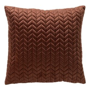 MELINA – kussenhoes 45×45 cm – luxe visgraatmotief – effen kleur – Cap MELINA – kussenhoes 45×45 cm – luxe visgraatmotief – effen kleur – Cap