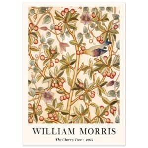 Artfulprints Poster William Morris – The cherry tree 1895 – 50×70 cm –
