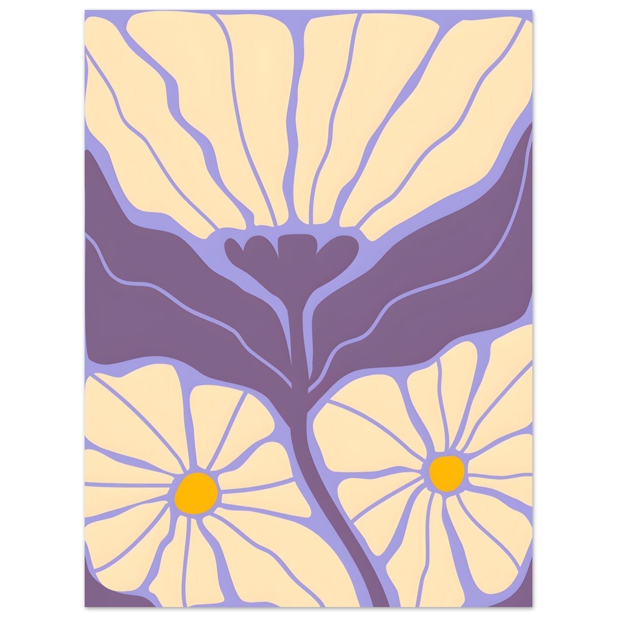 Artfulprints Poster Matisse - Soft bloom - 30x40 cm - Paars