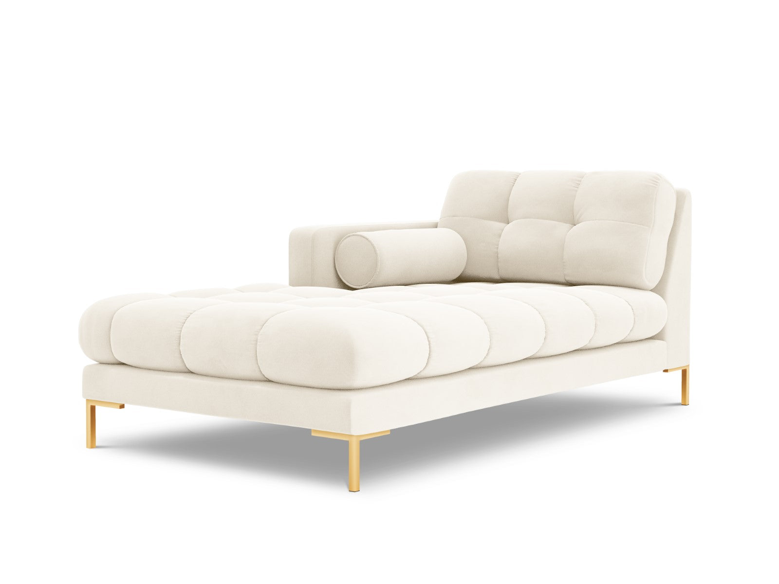 Cosmopolitan Design linker meridiaan Bali flueel, lichtbeige - 185x102