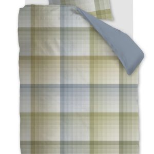 Beddinghouse Dekbedovertrek Sil – 140 x 200/220 cm – Blauw Groen Beddinghouse Dekbedovertrek Sil – 140 x 200/220 cm – Blauw Groen