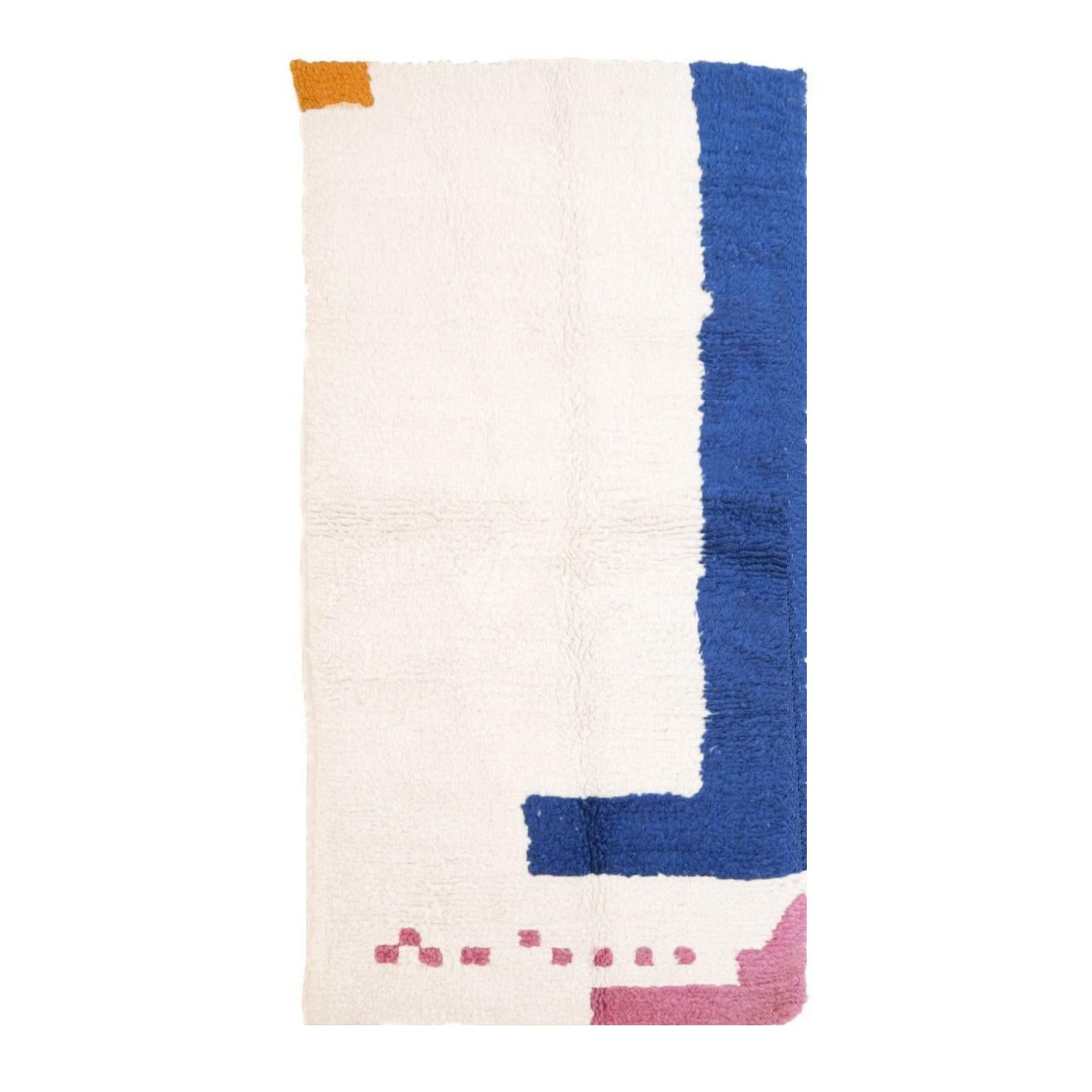 AFK Living vloerkleed Berber - handgemaakt - Wol - 121 x 249 cm