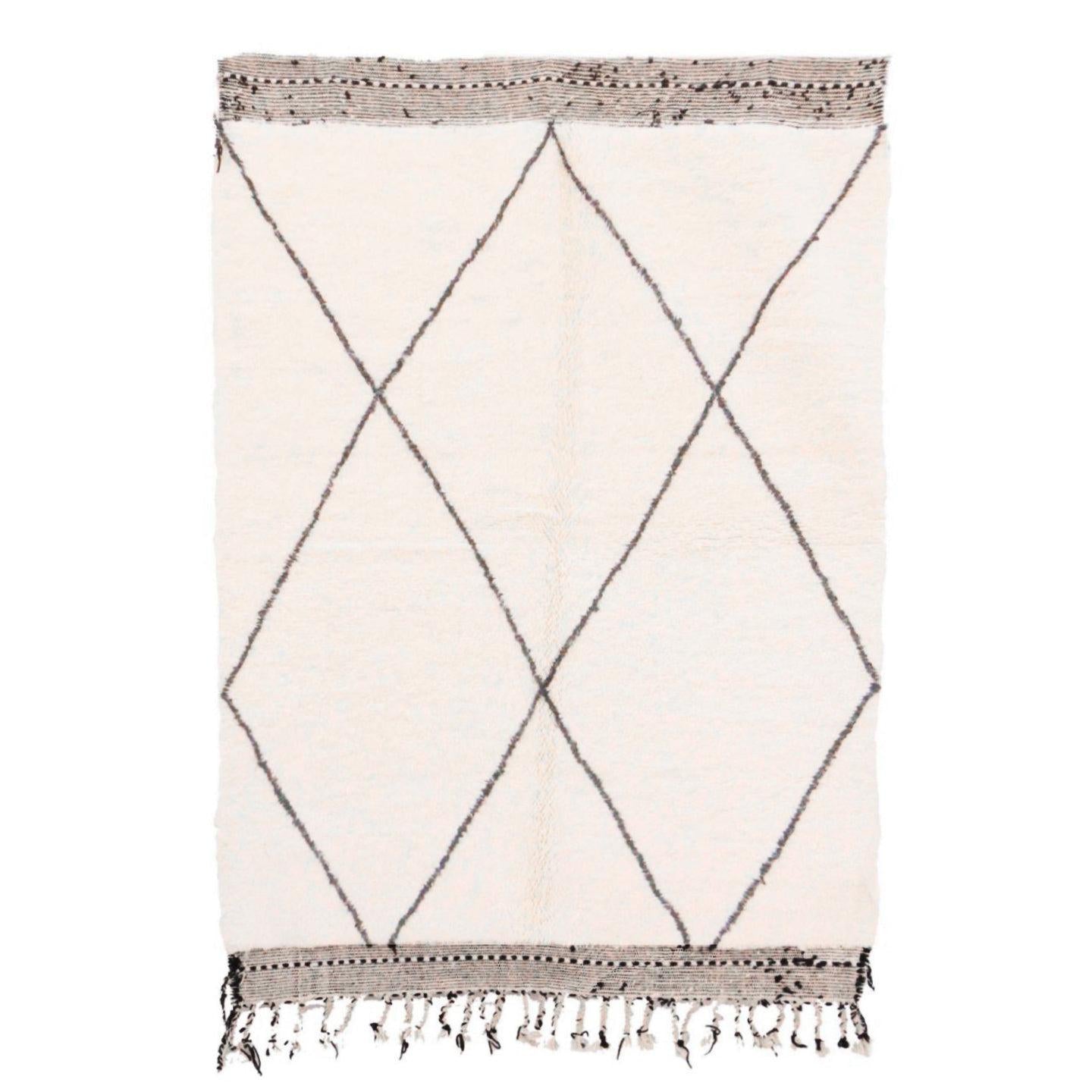 AFK Living vloerkleed Berber - handgemaakt - Wol - 165 x 226 cm