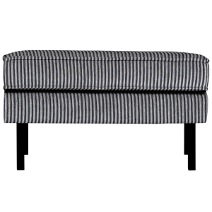 WOOOD hocker op poten Rodeo – Streep – Zwart/Grijs – 45x84x54 cm WOOOD hocker op poten Rodeo – Streep – Zwart/Grijs – 45x84x54 cm