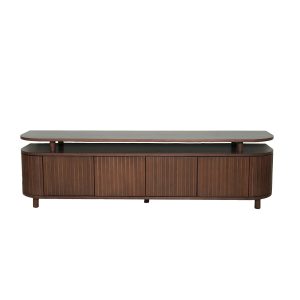 DÉJA Living Tv-meubel Seki – Walnoot Hout – 180x40x50cm DÉJA Living Tv-meubel Seki – Walnoot Hout – 180x40x50cm