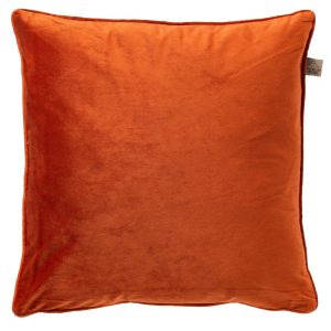 FINN – Sierkussen 45×45 cm – velvet – effen kleur – Potters Clay – ora