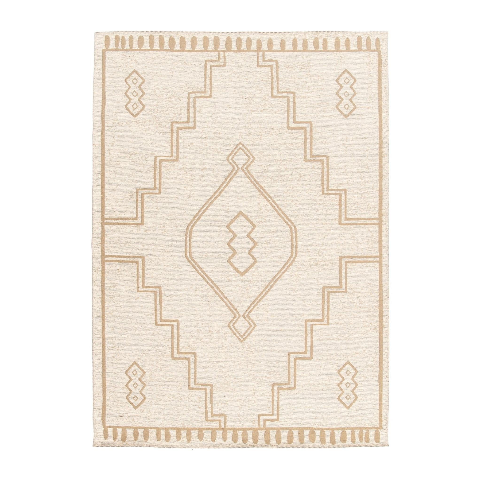 AFK Living vloerkleed Oaxaca - gerecyclede vezels - beige - 160 x 230