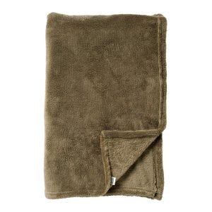 HARVEY – Plaid 150×200 cm – superzachte deken van fleece – Military Ol HARVEY – Plaid 150×200 cm – superzachte deken van fleece – Military Ol