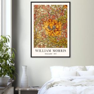 Artfulprints Poster William Morris – Honeysuckle II 1876 – 70×100 cm – Artfulprints Poster William Morris – Honeysuckle II 1876 – 70×100 cm –