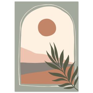 Artfulprints Poster Boho – Evening light – A4 21×29.7 cm – Meerkleurig Artfulprints Poster Boho – Evening light – A4 21×29.7 cm – Meerkleurig