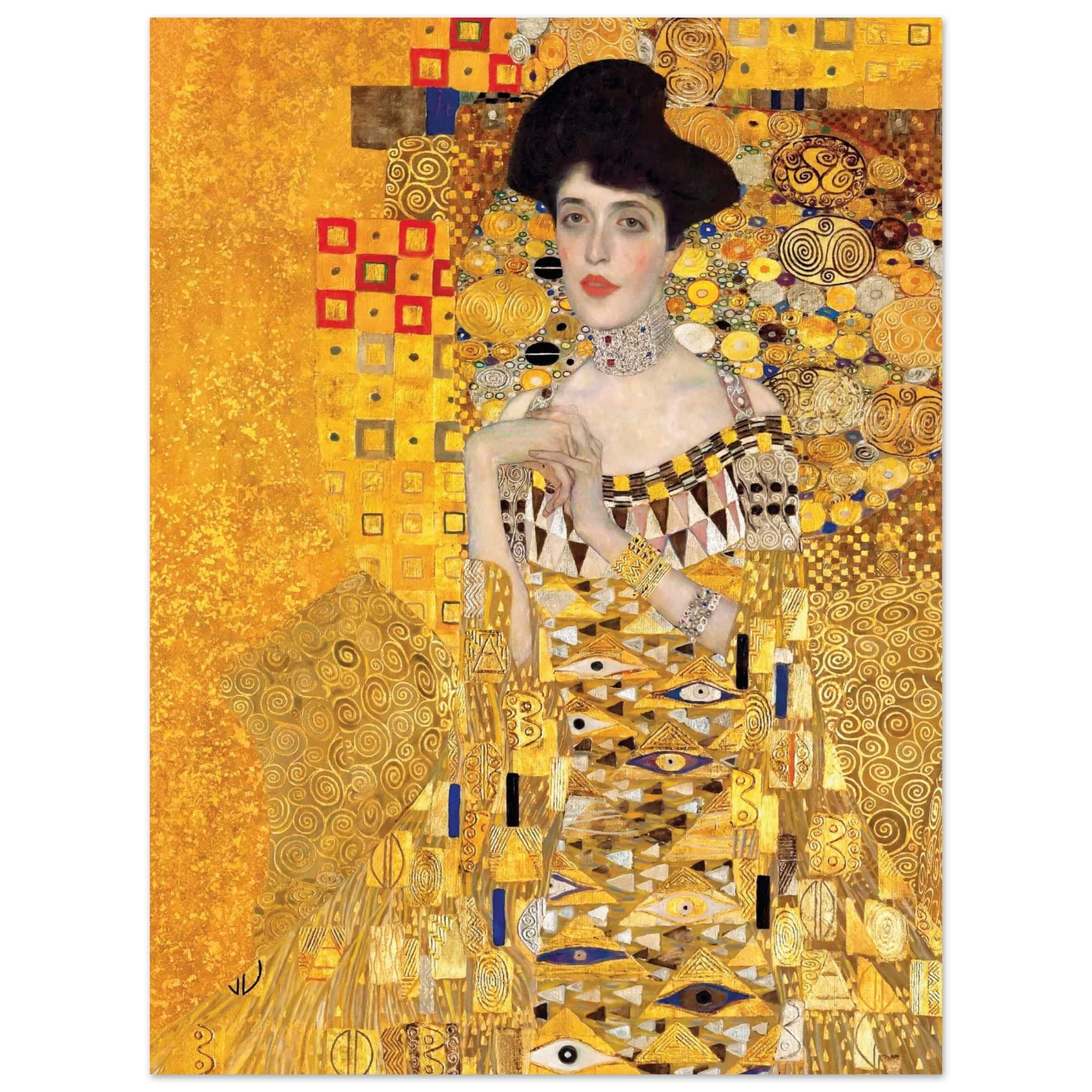 Artfulprints Poster Gustav Klimt - Portrait of Adele Bloch-Bauer I - 3