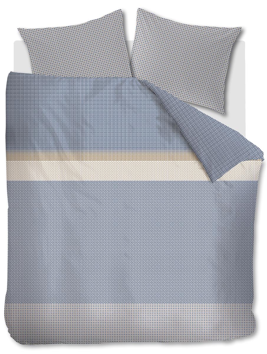 Beddinghouse dekbedovertrek Bernou - 200x200/220 cm - blauw