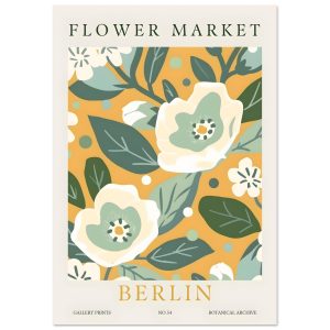 Artfulprints Poster Flower market – Berlin I – 70×100 cm – Meerkleurig Artfulprints Poster Flower market – Berlin I – 70×100 cm – Meerkleurig