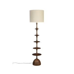Dutchbone Cath Vloerlamp Hout Bruin Dutchbone Cath Vloerlamp Hout Bruin