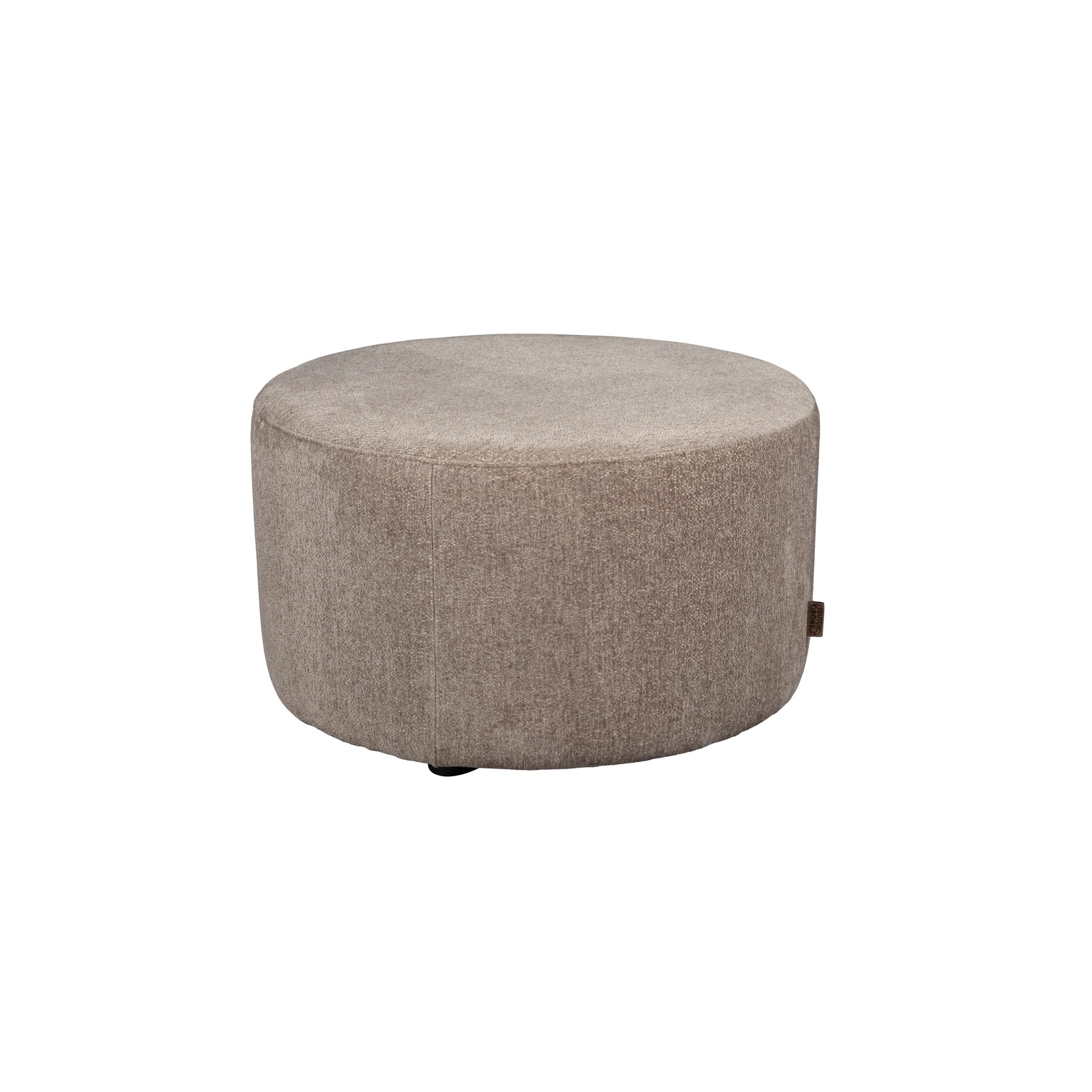 Dutchbone Rocca Poef Cappuccino