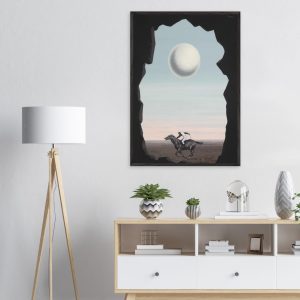 Artfulprints Poster René Magritte – Le jockey perdu – 70×100 cm – Blau Artfulprints Poster René Magritte – Le jockey perdu – 70×100 cm – Blau