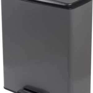 Curver Decobin Prullenbak – 65L – Rechthoekig – Grijs Curver Decobin Prullenbak – 65L – Rechthoekig – Grijs