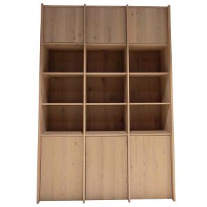 DÉJA Living Wandkast Soria – Naturel Eiken – 135x40x200cm DÉJA Living Wandkast Soria – Naturel Eiken – 135x40x200cm