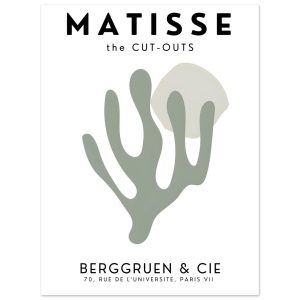 Artfulprints Poster Matisse – Bloom cuts – 30×40 cm – Grijs Artfulprints Poster Matisse – Bloom cuts – 30×40 cm – Grijs
