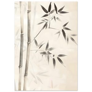 Artfulprints Poster Boho – Bamboo lines – A4 21×29.7 cm – beige Artfulprints Poster Boho – Bamboo lines – A4 21×29.7 cm – beige