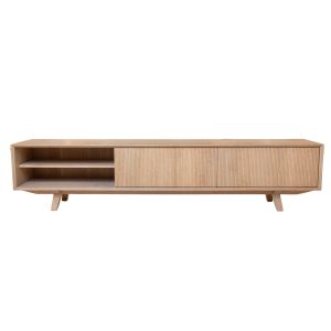 DÉJA Living Tv-meubel Melide – Naturel Eiken – 200x40x45cm DÉJA Living Tv-meubel Melide – Naturel Eiken – 200x40x45cm