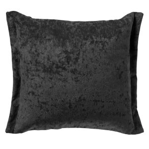 LEWIS – Sierkussen 45×45 cm – fluweel – met sierrand – Raven – zwart LEWIS – Sierkussen 45×45 cm – fluweel – met sierrand – Raven – zwart