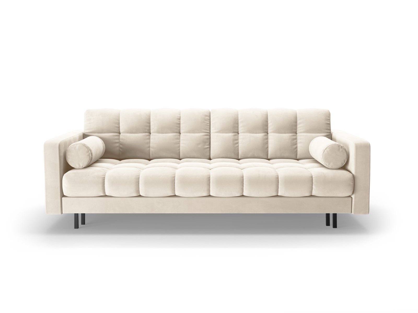 Cosmopolitan Design Slaapbank met opbergdoos Bali 3-zits, flueel licht
