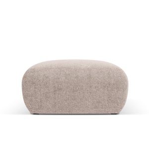 Cosmopolitan Design Poef Nolio chenille, beige – 75x75x36cm Cosmopolitan Design Poef Nolio chenille, beige – 75x75x36cm