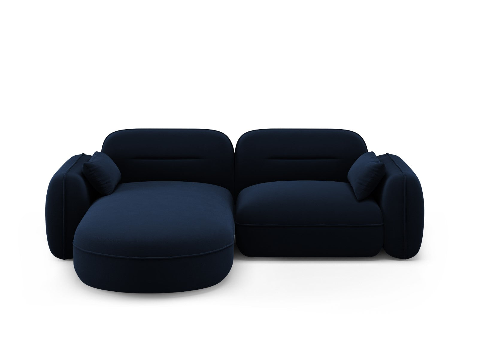 Cosmopolitan Design Modulaire hoekbank links Sydney 3-zits, flueel, ko