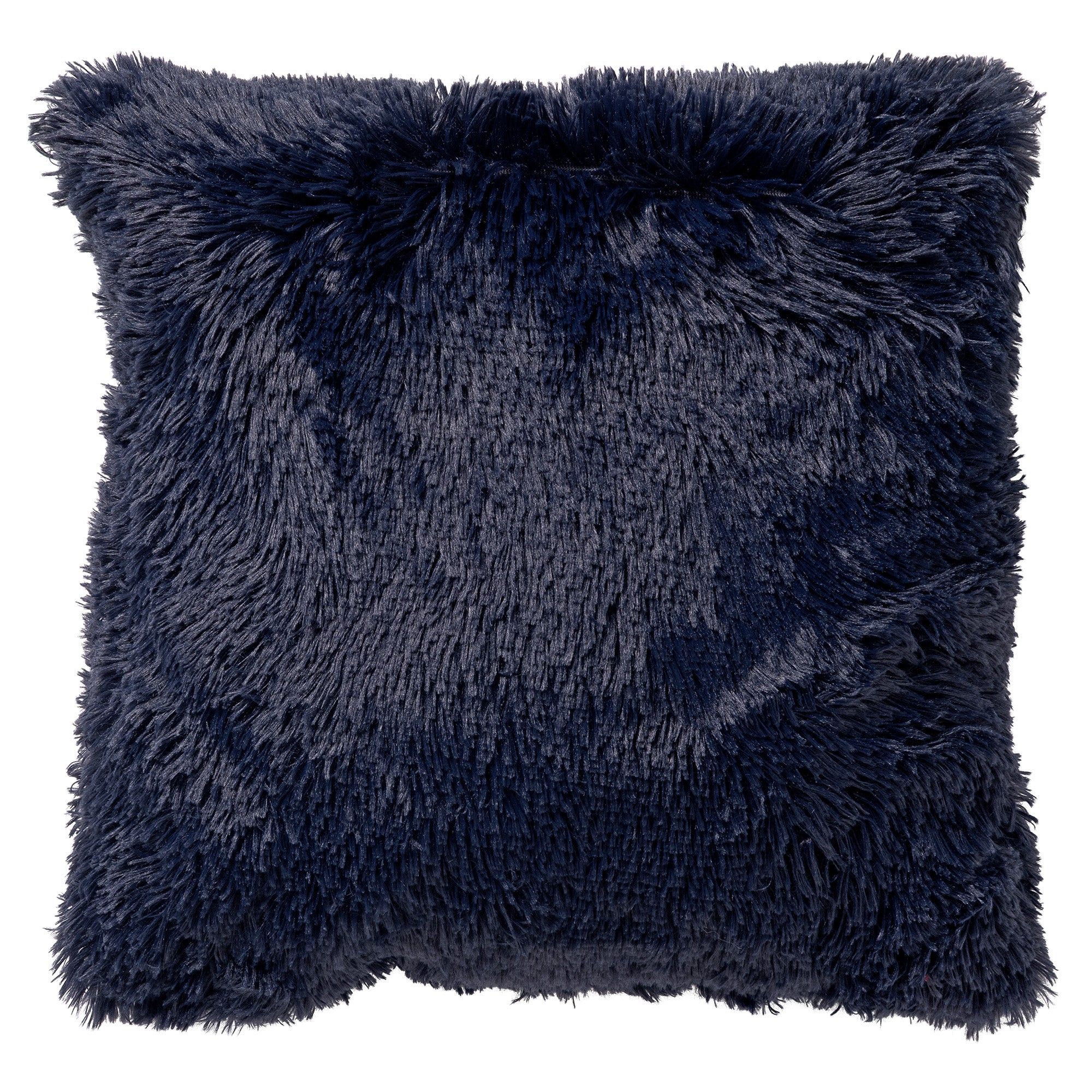 FLUFFY - Sierkussen 45x45 cm - superzacht - effen kleur - Insignia Blu