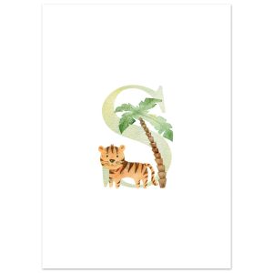 Artfulprints Poster Letter S kindernaam – 50×70 cm – Meerkleurig Artfulprints Poster Letter S kindernaam – 50×70 cm – Meerkleurig