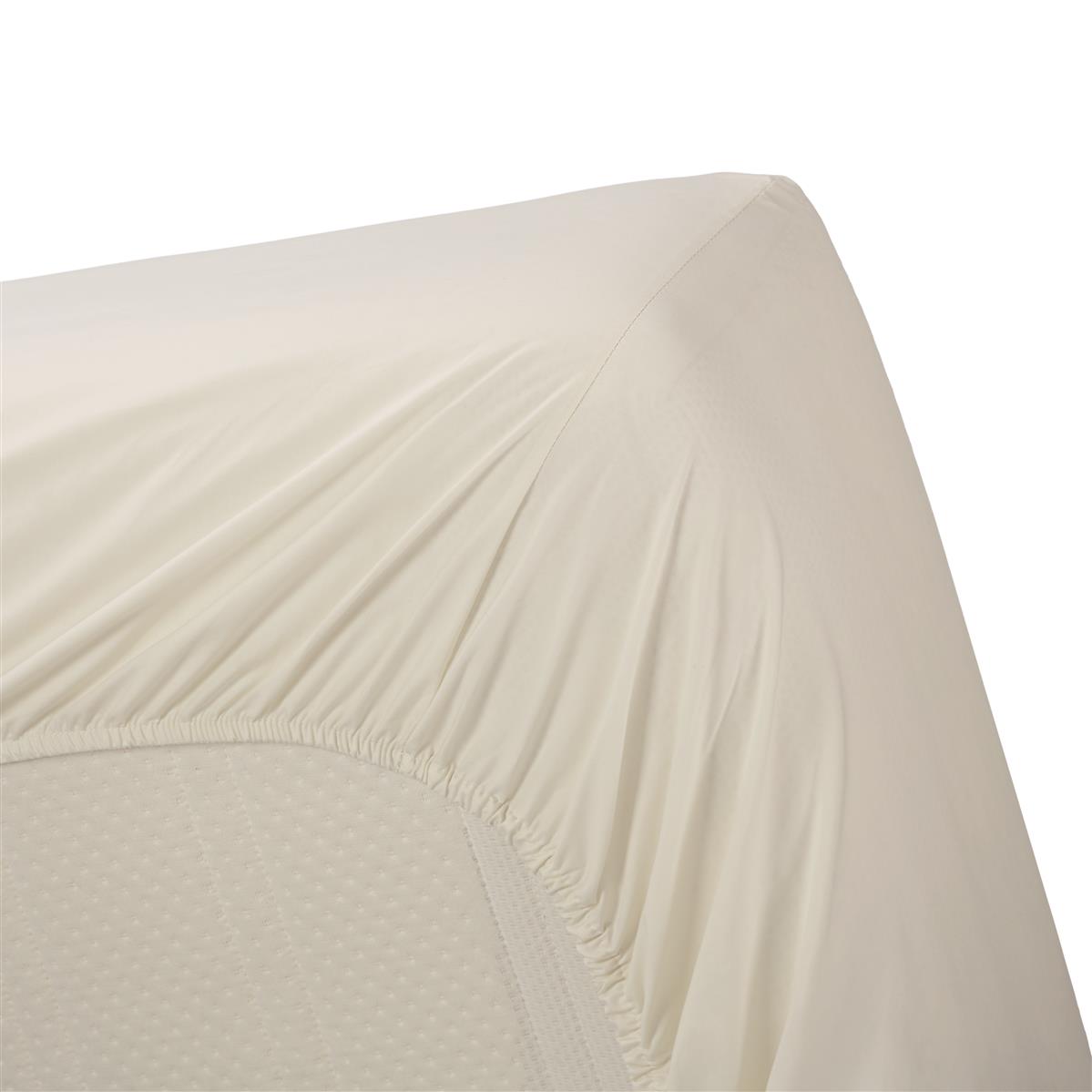 Beddinghouse - Percale katoen - Hoeslaken - 140x220 cm - Gebroken wit