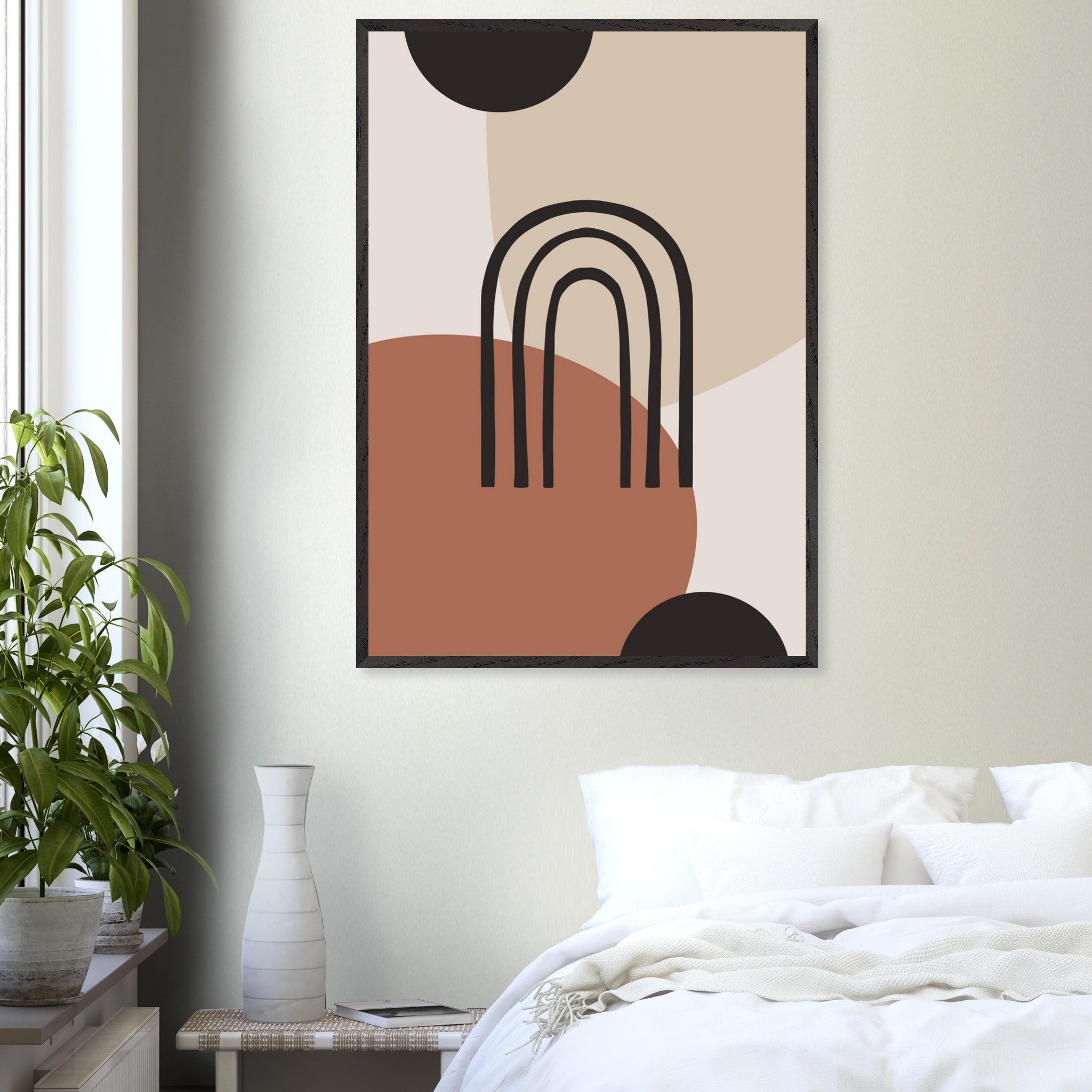 Artfulprints Poster Boho - Natural arches - 70x100 cm - Terracotta