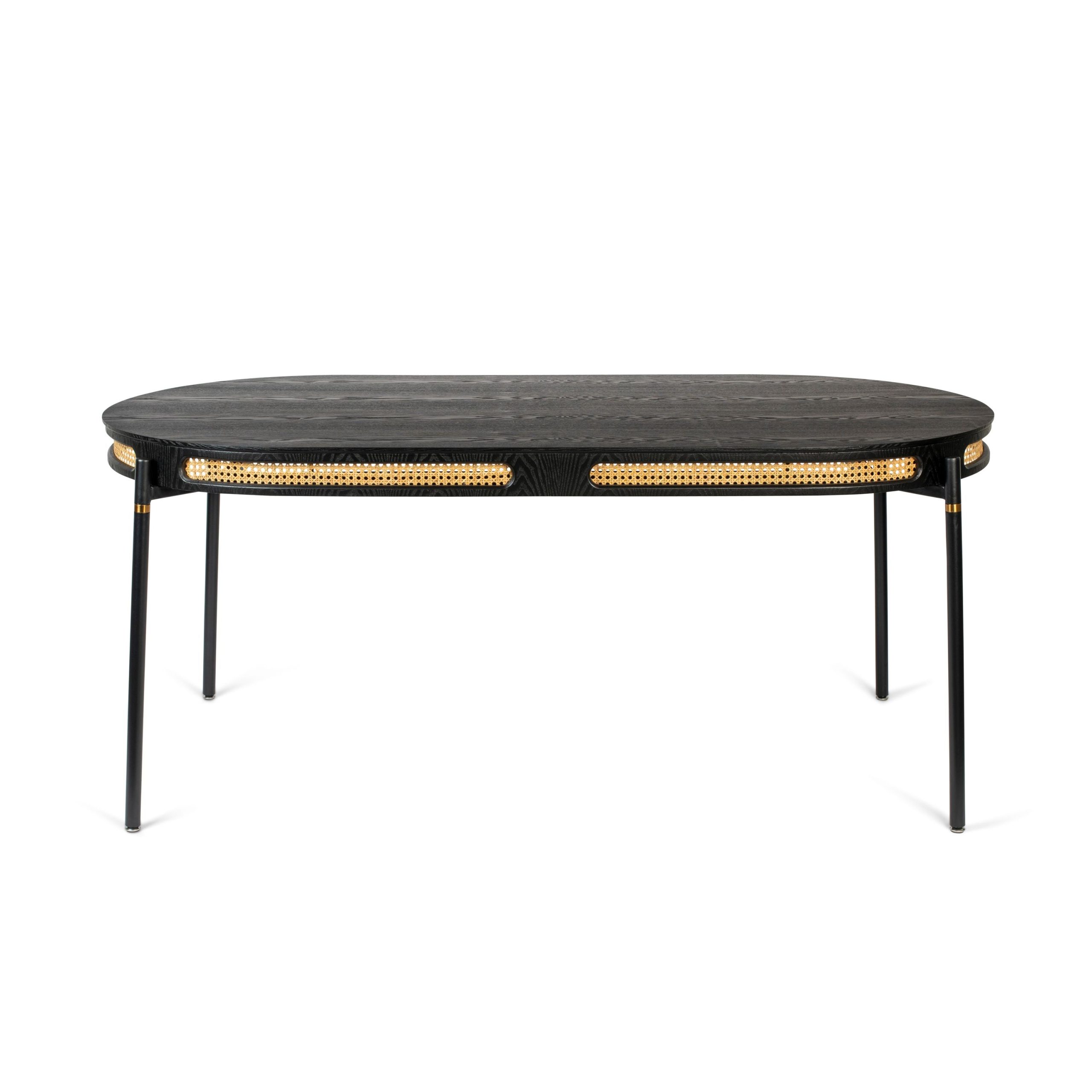 Bold Monkey Don't Stop The Webbing eettafel 180x90 cm - Zwart