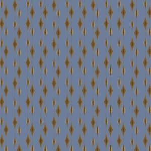 Catchii Behang Ikat Flores blue Catchii Behang Ikat Flores blue
