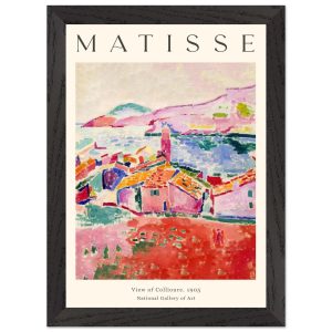 Artfulprints Poster met Lijst Matisse – View of Collioure 1905 – A4 21 Artfulprints Poster met Lijst Matisse – View of Collioure 1905 – A4 21