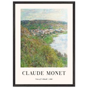 Artfulprints Poster met Lijst Claude Monet – View of Vétheuil – 50×70 Artfulprints Poster met Lijst Claude Monet – View of Vétheuil – 50×70