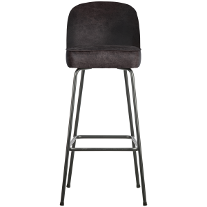 WOOOD barkruk Vogue – Leer – Zwart – 103x50x55 WOOOD barkruk Vogue – Leer – Zwart – 103x50x55