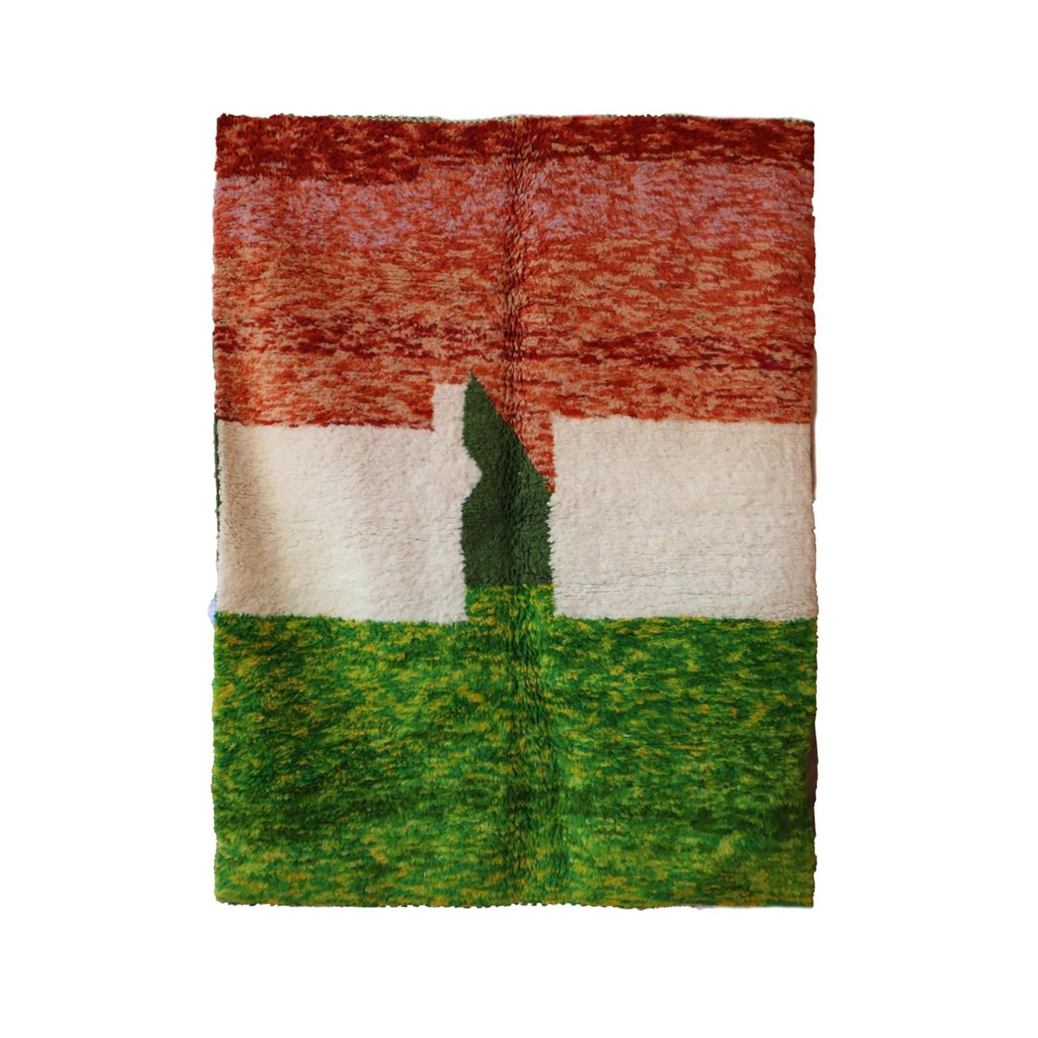 AFK Living vloerkleed Berber - handgemaakt - Wol - 170 x 228 cm