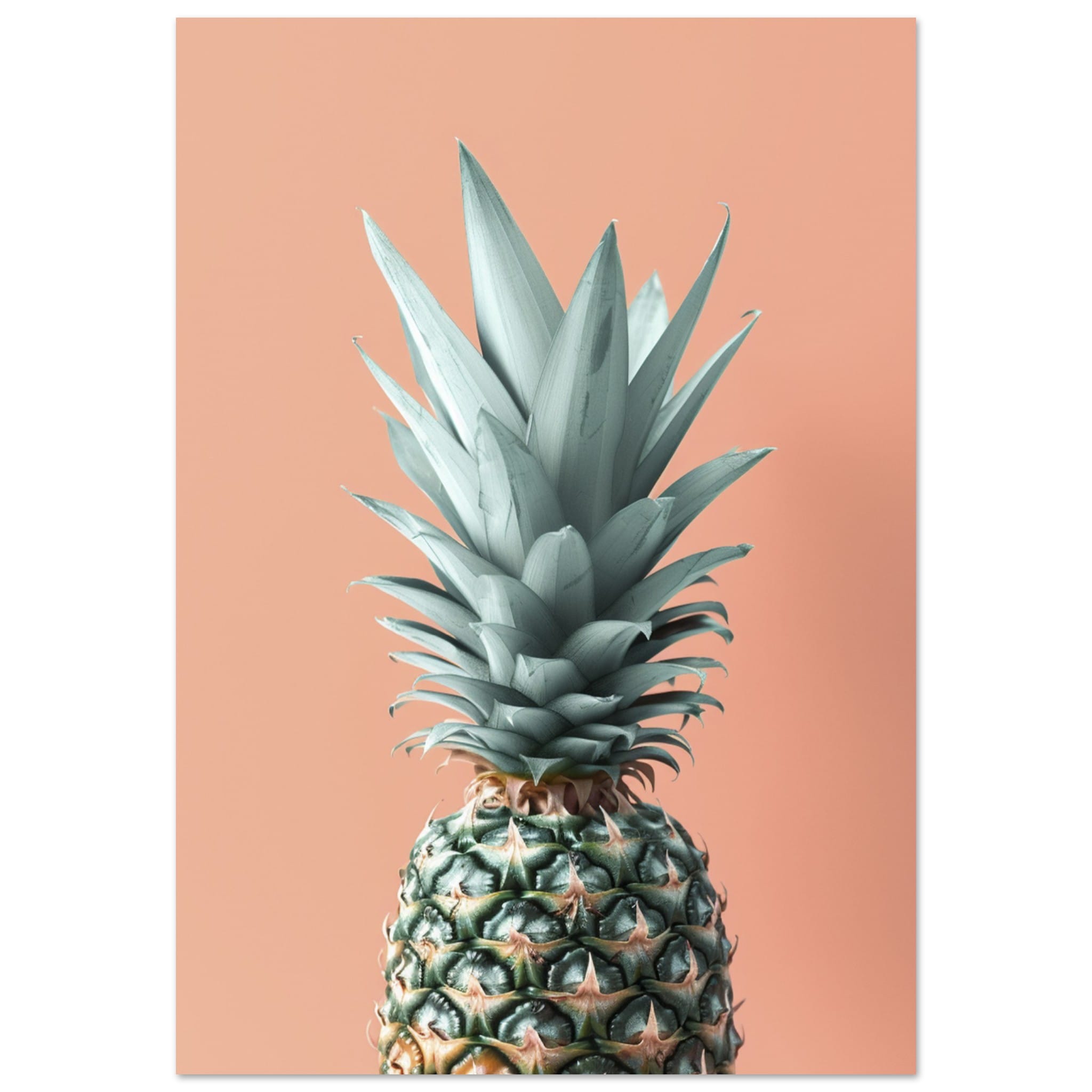Artfulprints Fruits - The pineapple portrait poster 70x100 cm