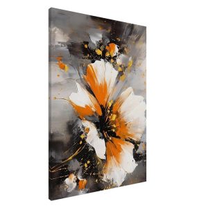 Artfulprints Canvas Abstract floral expression canvas – 100×150 cm – O Artfulprints Canvas Abstract floral expression canvas – 100×150 cm – O